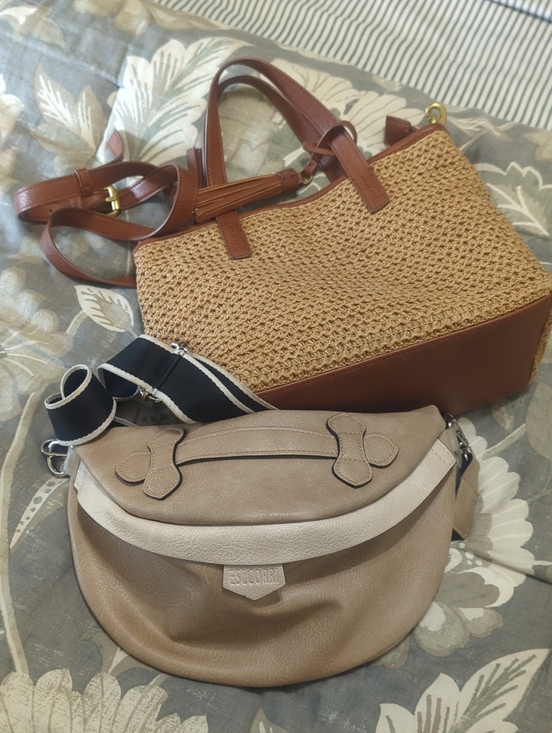Sonoma Goods For Life Handbags - Sling Bag & Natural Woven Purse